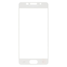 Защитное стекло Samsung A310F Galaxy A3 (2016) (с рамкой) (белое) (без упаковки)