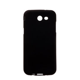 Чехол силиконовый матовый Samsung j330 Galaxy J3 (2017) (черный)