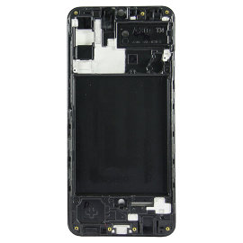 Рамка дисплея Samsung A307F Galaxy A30s (черная) Б/У