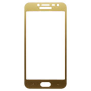 Защитное стекло Samsung J250F Galaxy J2 (2018) (полное покрытие) (золотое) (без упаковки)