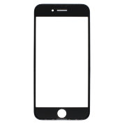Стекло Apple iPhone 7 в сборе с рамкой и OCA пленкой (черное)