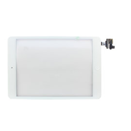Тачскрин (сенсор) Apple iPad mini в сборе с разъемом (белый)