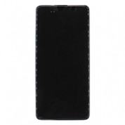 Дисплей Samsung A515F Galaxy A51 модуль с рамкой и тачскрином (U - вырез камеры) (черный) (AMOLED)