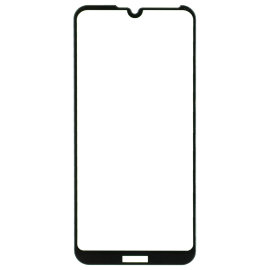 Защитная пленка силиконовая Huawei Y6 (2019) (TPU Nano Glass) (полное покрытие) (черная) (без упаковки)