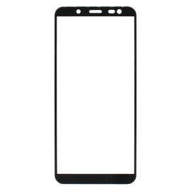 Защитное стекло Samsung A530F Galaxy A8 (2018) (с рамкой) (черное) (без упаковки)