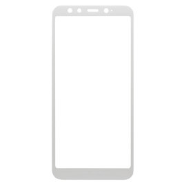 Защитное стекло Xiaomi Mi A2 (полное покрытие) (белое) (без упаковки)