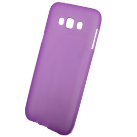 Чехол силиконовый матовый Samsung E700F Galaxy E7 (фиолетовый)