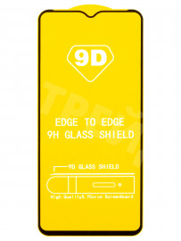 Защитное стекло Motorola G9 Play (полное покрытие) (черное) (без упаковки)
