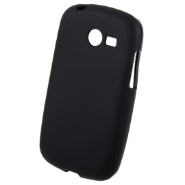 Чехол силиконовый матовый Samsung G110 Galaxy Pocket 2 (черный)