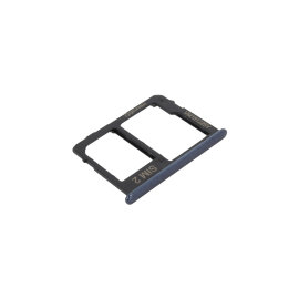 Лоток SIM Samsung J415F Galaxy J4 Plus (2018) + MicroSD (комплект 2 шт.) (черный)