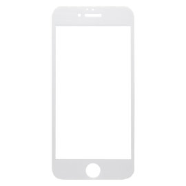 Защитное стекло Apple iPhone 6 (закалённое) (полное покрытие) (белое) (без упаковки)