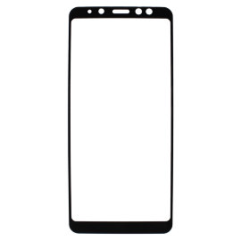 Защитное стекло Samsung A730F Galaxy A8 plus (2018) (полное покрытие) (черное)