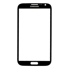 Стекло Samsung N7100 Galaxy Note 2 (черное)
