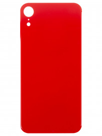 Задняя крышка Apple iPhone XR (стекло) (красная) -ОРИГИНАЛ-