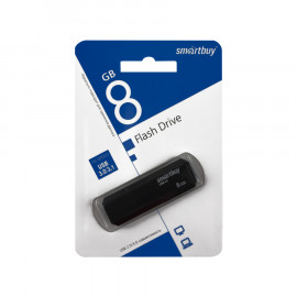 Флэш накопитель USB 8Gb Smart Buy Clue (USB 3.0) (черный)