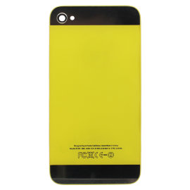 Задняя крышка Apple iPhone 4 (дизайн Apple iPhone 5) (желтая)