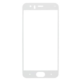 Защитное стекло Xiaomi Mi6 (полное покрытие) (белое) (без упаковки)