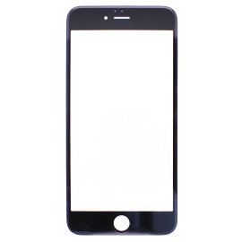 Стекло Apple iPhone 6S Plus в сборе с рамкой (черное)