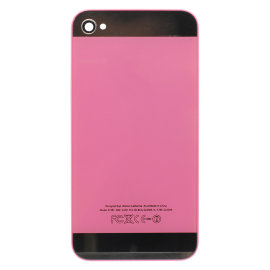 Задняя крышка Apple iPhone 4 (дизайн Apple iPhone 5) (розовая)