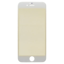 Стекло Apple iPhone 6S в сборе с рамкой (белое)