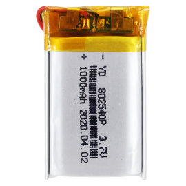 Аккумуляторная батарея универсальная 802540p (8*25*40mm) 3,7v 650mAh