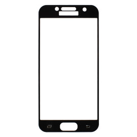 Защитное стекло Samsung A320F Galaxy A3 (2017) (полное покрытие) (черное) (без упаковки)