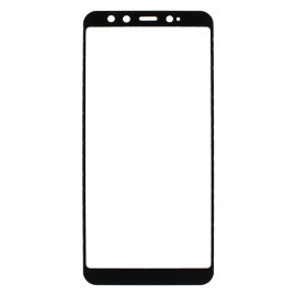 Защитное стекло Xiaomi Mi6X (с рамкой) (черное)