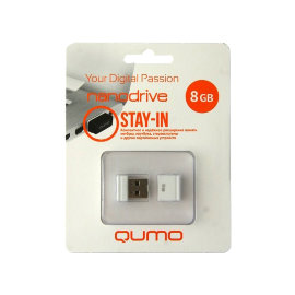 Флэш накопитель USB 8Gb Qumo Nanodrive (белая)