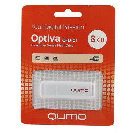 Флэш накопитель USB 8Gb Qumo Optiva OFD-01 (белая)