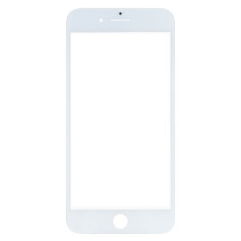Стекло Apple iPhone 7 Plus в сборе с рамкой (белое)