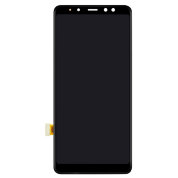 Дисплей Samsung A730F Galaxy A8 plus (2018) в сборе с тачскрином (черный) (AMOLED)