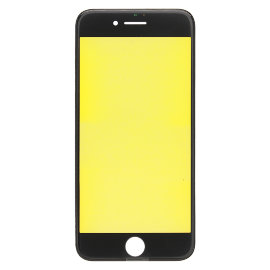 Стекло Apple iPhone 7 в сборе с рамкой (черное)