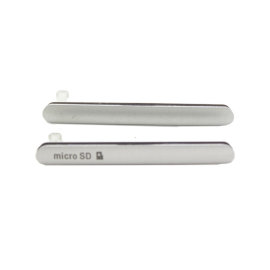 Заглушки (USB/MicroSD) Sony D6603 Xperia Z3 (белые)