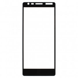 Защитное стекло Nokia 3.1 (2018) (TA-1063) (полное покрытие) (черное) (без упаковки)