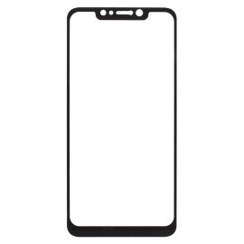 Защитное стекло Xiaomi Pocophone F1 (полное покрытие) (черное) (без упаковки)
