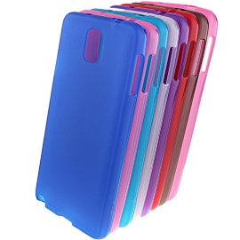 Чехол силиконовый матовый Samsung N9000 Galaxy Note 3 (розовый)