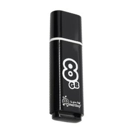 Флэш накопитель USB 8Gb Smart Buy Glossy (черная)