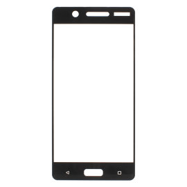 Защитное стекло Nokia 5 (TA-1053) (полное покрытие) (черное) (без упаковки)