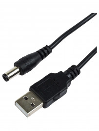 Кабель питания USB - DC 5.5*2.1 (100см)