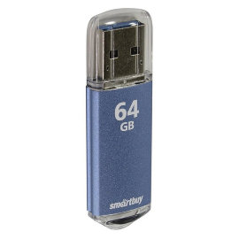 Флэш накопитель USB 64Gb Smart Buy V-Cut 3.0 (синий)