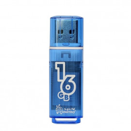 Флэш накопитель USB 16Gb Smart Buy Glossy (синий)