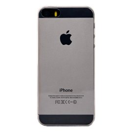 Чехол силиконовый ультратонкий Apple iPhone 5 (прозрачный)