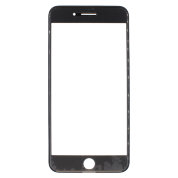 Стекло Apple iPhone 8 Plus в сборе с рамкой + OCA (черное)