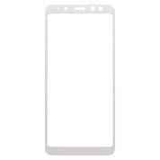 Защитное стекло Samsung A530F Galaxy A8 (2018) (полное покрытие) (белое) (без упаковки)
