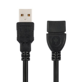 Удлинитель USB 2.0 (M) - USB 2.0 (F) VIXION CAB43 (1,5 метра) (черный)