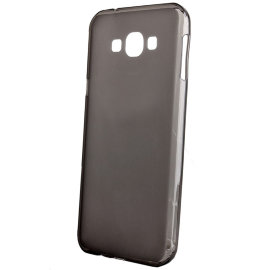 Чехол силиконовый матовый Samsung A800F Galaxy A8 (черный)