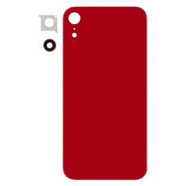 Задняя крышка Apple iPhone XR (со стеклом камеры) (красная)