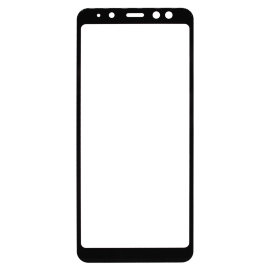 Защитное стекло Samsung A530F Galaxy A8 (2018) (полное покрытие) (черное) (без упаковки)