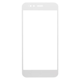 Защитное стекло Xiaomi MI A1 (полное покрытие) (белое) (без упаковки)