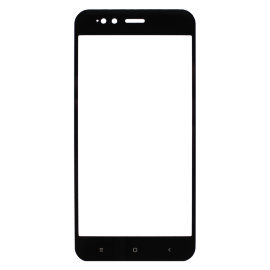 Защитное стекло Xiaomi MI A1 (полное покрытие) (черное) (без упаковки)